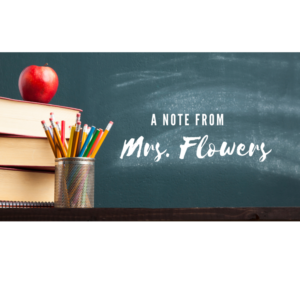 A report card update from Mrs. Flowers