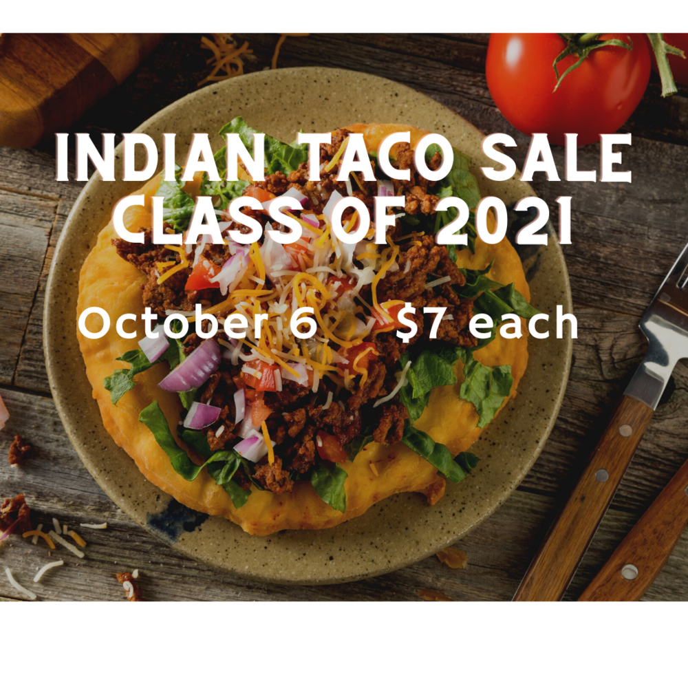 Class of 2021 selling lunch tacos