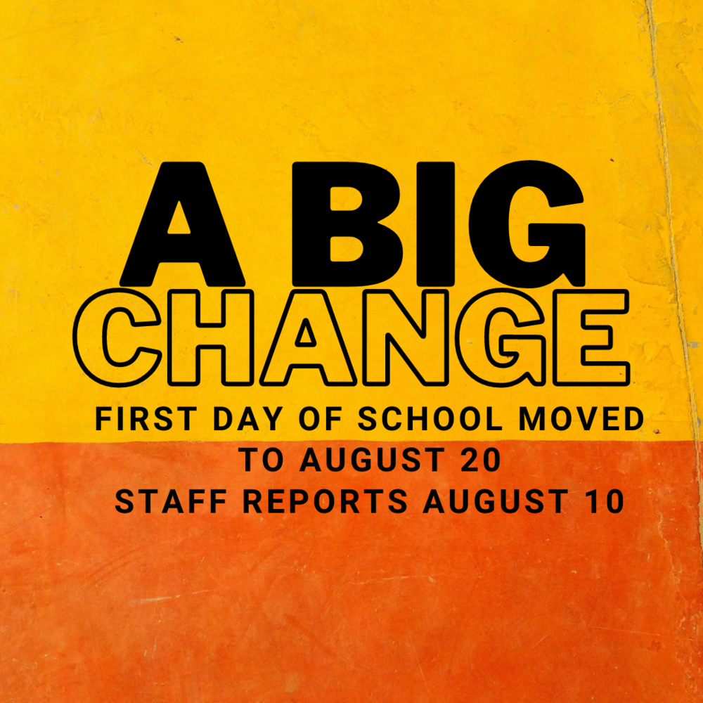 First day of school has changed