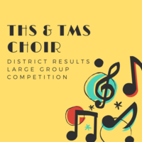 Choir department finishes strong at district competition