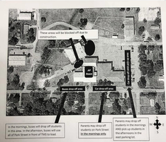 Middle school drop off procedure has changed