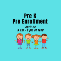 Pre K enrollment will be April 23