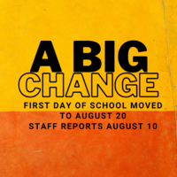 First day of school has changed