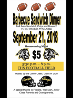 BBQ dinner location changed